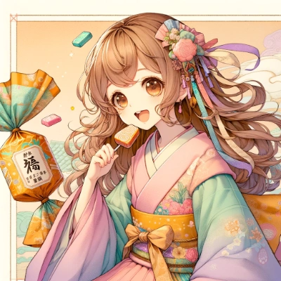 キャラメル＆漫画風？