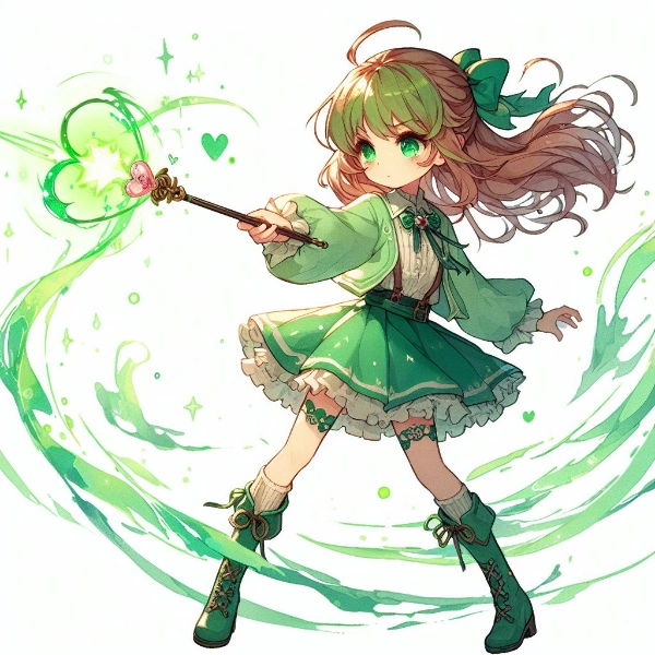 魔法少女見参💚