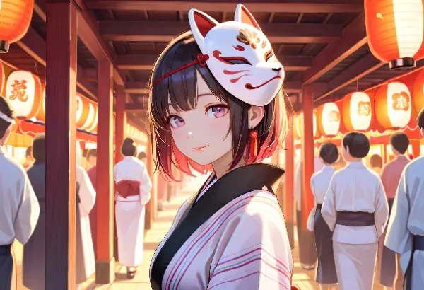 狐面の少女と夏祭りの秘密