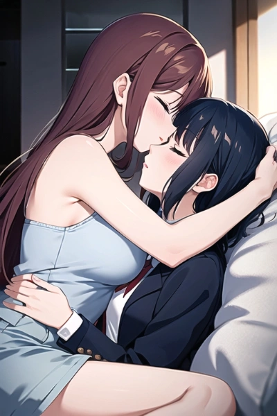 百合キス