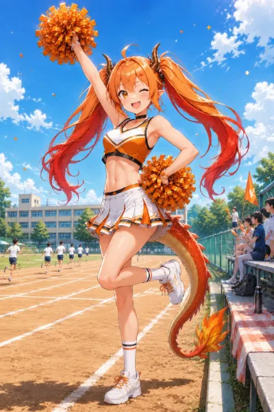 チアガールの健康美！