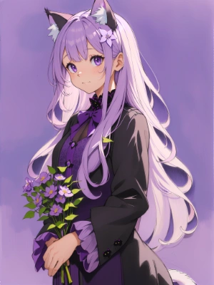 purple hair