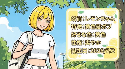 レモンちゃん紹介画像🍋