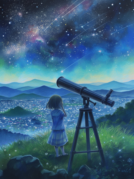 No.1611 天体観測の女の子
