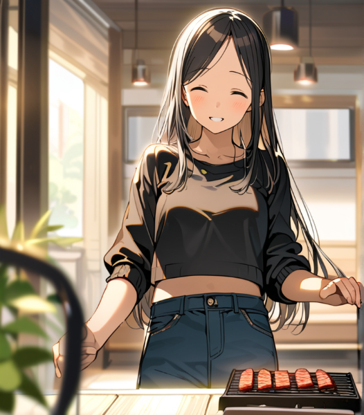 今夜は牛の焼肉よ♪