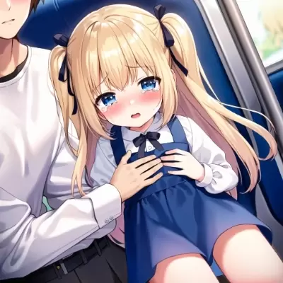 金髪少女と痴漢 その2