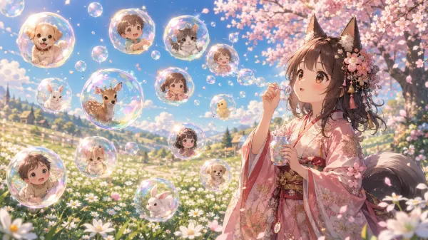生命のシャボン玉