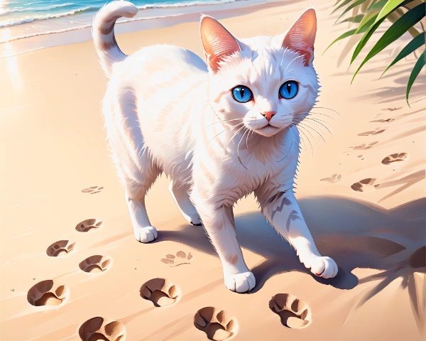 「不思議な足跡を付ける仕事」🐾