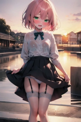 夏の夕暮れ