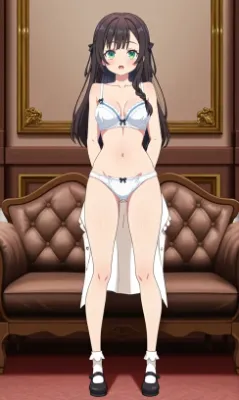 動画◆アリナ･クローバー ブラウスを脱いでパンツを脱ぐ