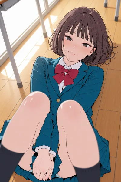 みせないよっ！