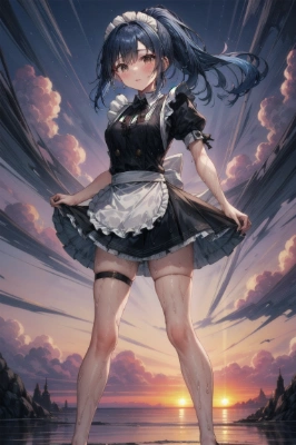 立つメイド