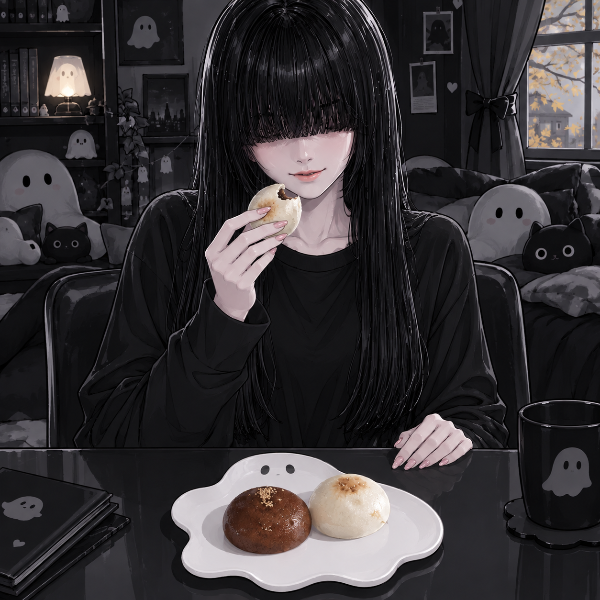 おやつ/お菓子のみやさん饅頭（暗子ちゃん）