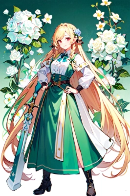 エルフ剣士 - D51 339の作品 - Aipictors - AI画像投稿サイト・生成サイト