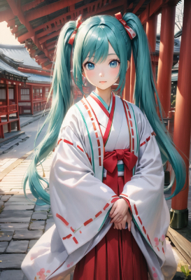 巫女ミク