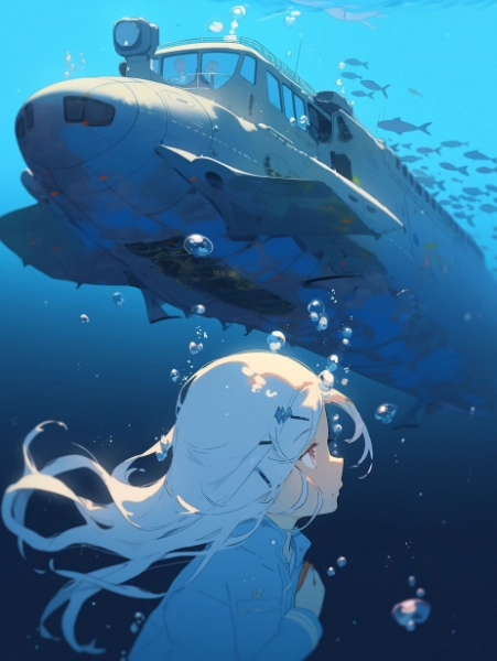 No.616 潜水艦と女の子