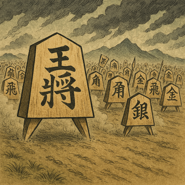 漢字の荒野墓碑