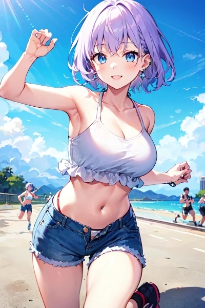「おはよー！　今日も暑いけど、がんばろー！」