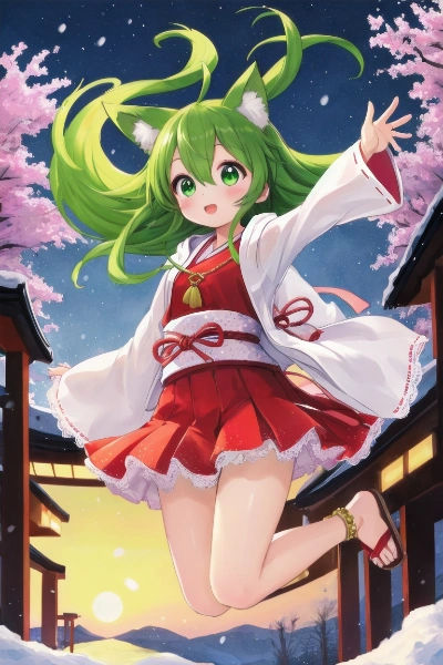 今日の狐っ娘ちゃん(23/12/15)