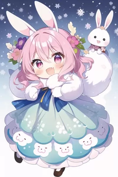 うさぎちゃんと一緒