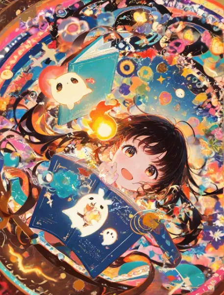 ページをめくると広がる、秘密の魔法とカラフルな世界！