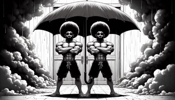 鬼の哭く町、傘ンドラ