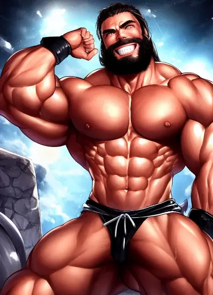 腹筋が板チョコみたーい！