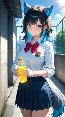 🐺💧 熱中症対策「……これで何が分かるんだ？」ウル子、疑問しかない