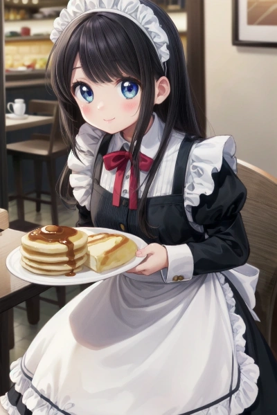 メイドさんのパンケーキ