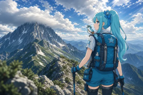碧衣(2026/07/20、立山から剱岳を見据えて)