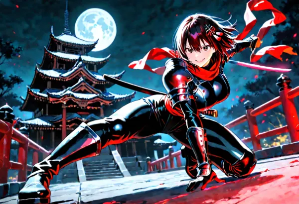 夜戦忍者と荒城の月