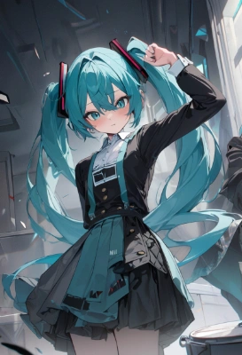 クールな感じのミクちゃん