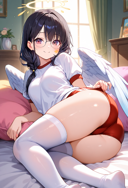 ブルマメガネっ娘天使さん