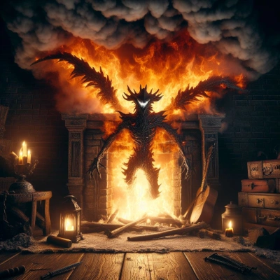 お題「暖炉」01