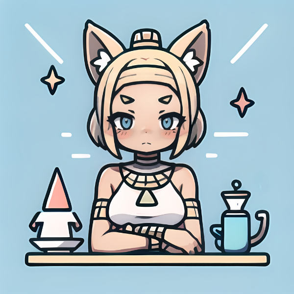 猫神様　～最小ベクトル・スタイル～（１１枚）