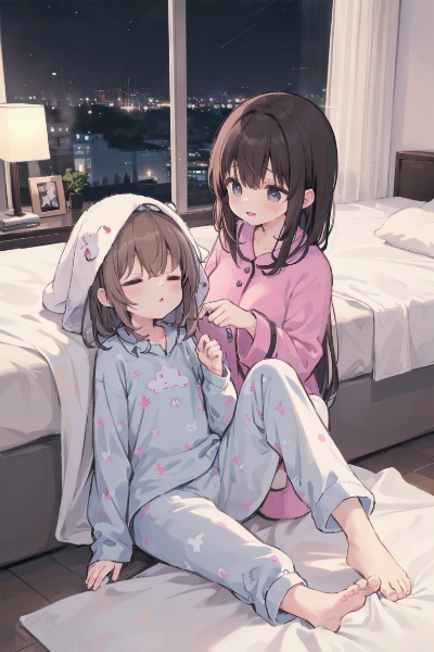 「寝相が悪かった。」