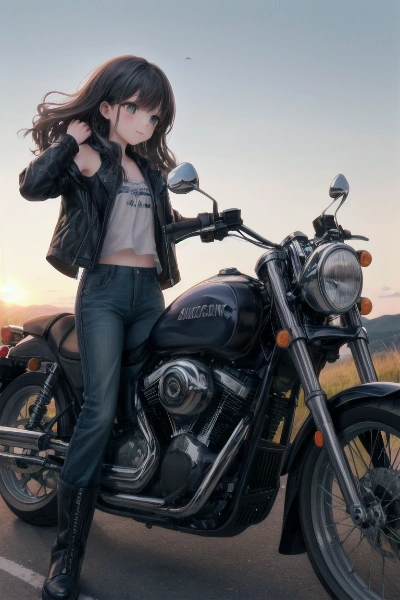 あやちゃん＠バイク