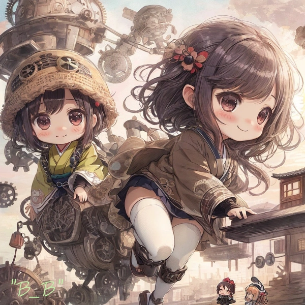 スチームパンク（大正ロマン） 	chibi あいら の愉快な冒険S2：1