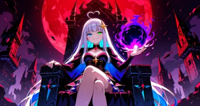 血月の玉座に座る魔女
