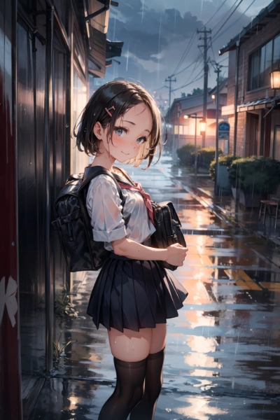 雨宿り