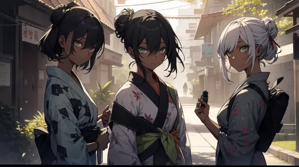 exotic yukata girls