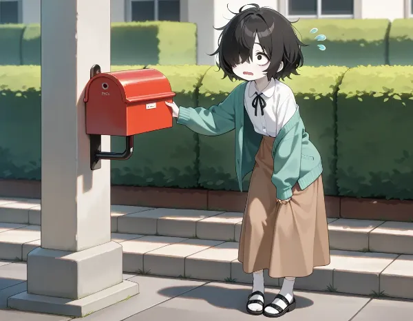 小包、ポストに入れておきますね