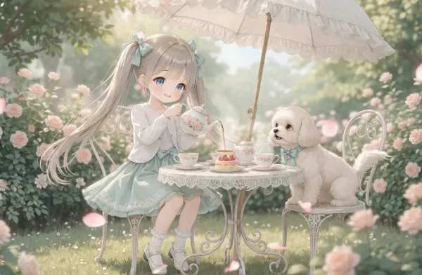 わんことお茶会
