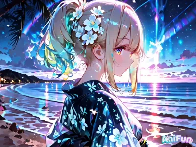 動画🎦夜は夜　そうね浴衣に花火　瞳読み切れない