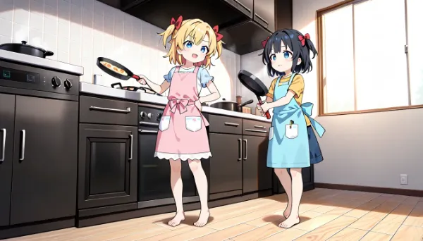 こうやって目玉焼きはつくるんだよ～