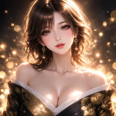 黄金の光に浮かぶ美麗な姿