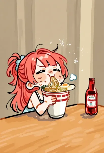 深夜のカップ麺
