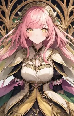ピンク髪エルフ