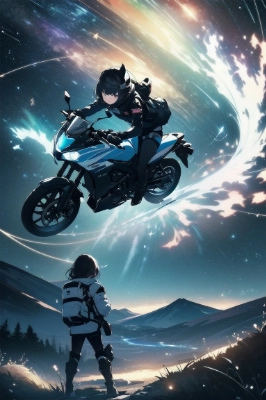 銀河自動二輪の夜
