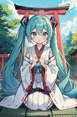 ミク巫女